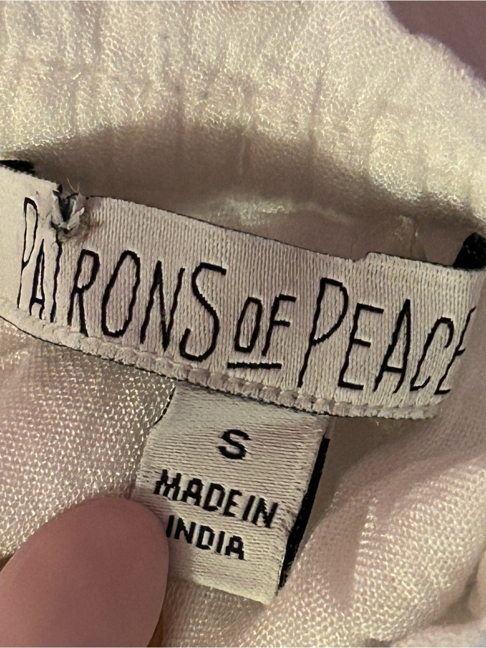Patrons of Peace White Tiered Ruched Mini Dress - Picture 4 of 4